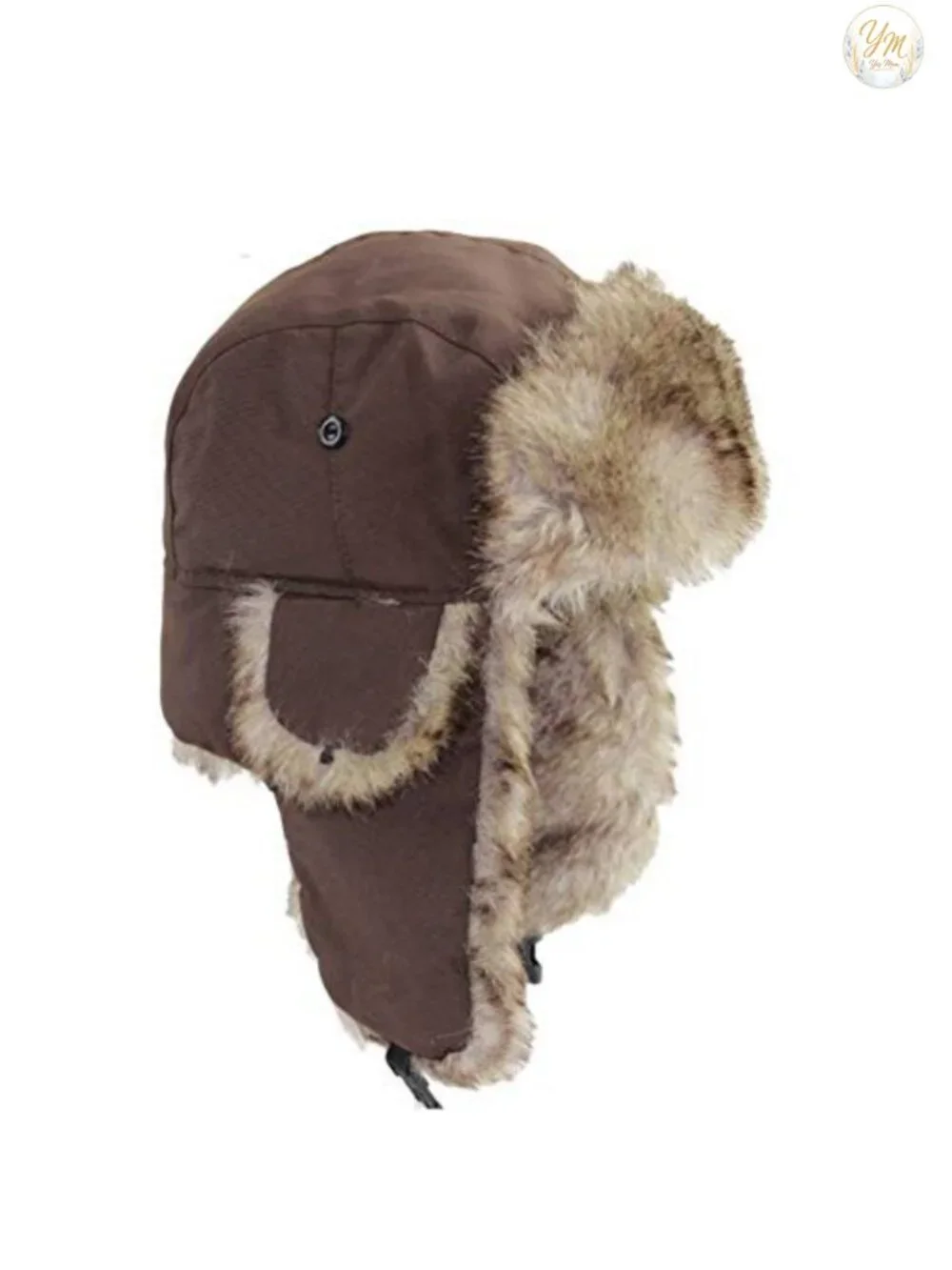 Warm Trapper Hat with Faux Fur Ear Flaps